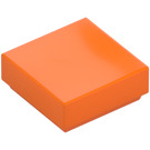 LEGO Oransje Tile 1 x 1 med Rille (3070 / 30039)