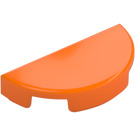 LEGO Orange Tile 1 x 2 with Half Circle (1748)