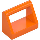 LEGO Orange Tuile 1 x 2 avec Poignée (2432)