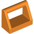 LEGO Orange Fliese 1 x 2 mit Griff (2432)