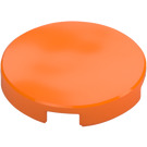 LEGO Orange Tile 2 x 2 Round with Bottom Stud Holder (14769)