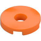 LEGO Orange Tile 2 x 2 Round with Hole in Center (15535)