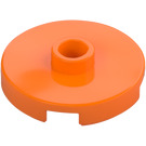 LEGO Naranja Plana 2 x 2 Circular con Espiga (18674)