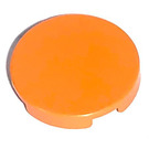 LEGO Orange Tile 2 x 2 Round with "X" Bottom (4150)