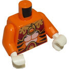 LEGO Orange Tormak Minifig Torso (973 / 76382)