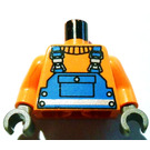 LEGO orange  Town Torso (973 / 73403)