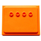 LEGO Orange Vägg Platta (6836)