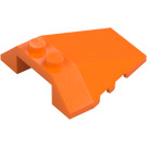 LEGO Orange Wedge 4 x 4 Triple with Stud Notches (48933)