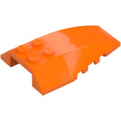 LEGO Orange Pièce de monnaie 6 x 4 Tripler Incurvé (43712)