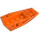 LEGO Oransje Kile 6 x 4 Trippel Buet Omvendt (43713)