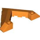 LEGO Orange Wedge 6 x 8 (45°) with Pointed Cutout (22390)