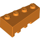LEGO Orange Wedge Brick 2 x 4 Right (41767)