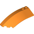 LEGO Orange Wedge Curved 3 x 8 x 2 Left (41750 / 42020)