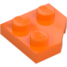 LEGO Orange Kil Platta 2 x 2 Cut Hörn (26601)