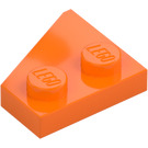 LEGO Orange Keil Platte 2 x 2 Flügel Rechts (24307)