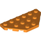LEGO Orange Keil Platte 3 x 6 mit 45º Ecken (2419 / 43127)