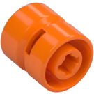 LEGO Orange Rad Felge Ø11.5 x 12 Breit mit gekerbtem Loch (6014)