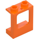 LEGO Orange Window Frame 1 x 2 x 2 with 1 Hole in Bottom (60032)