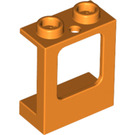 LEGO Orange Fenster Rahmen 1 x 2 x 2 mit 1 Loch unten (60032)