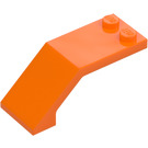 LEGO Orange Windschutzscheibe 2 x 5 x 1.3 (6070 / 35271)