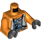 LEGO Oranje X-Vleugel Pilot (Set 75032) Minifig Torso (973 / 76382)