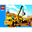 레고 Outrigger Construction Crane 4668 지침