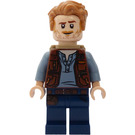 LEGO Owen Grady with Vest and Sand Blue Shirt with Backpack Minifigure