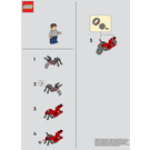 LEGO Owen with Motorcycle Set 122333 Instructions