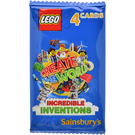 LEGO Pack of 4 - Incredible Inventions - Create the World Trading Cards