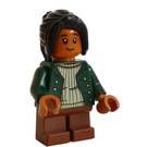 LEGO Padma Patil с Тъмнозелено Яке Минифигурка