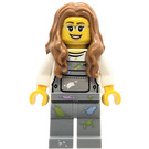 LEGO Painter met Golvend Lang haar Minifiguur