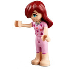 LEGO Paisley (Bright Pink Shirt with Coral/Dark Pink Hearts) Minifigure