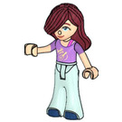 LEGO Paisley (Lavender Shirt met Dark Pink Strap) minifiguur
