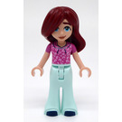 LEGO Paisley (Rosa Skjorta med Bright Rosa Spots) Minifigur