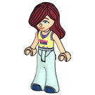 LEGO Paisley with Light Yellow Top and Aqua Trousers Minifigure
