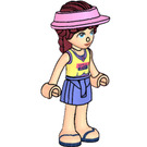 LEGO Paisley with Light Yellow Top and Blue Violet Skirt Minifigure