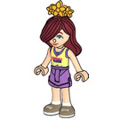 LEGO Paisley with Light Yellow Top and Lavender Shorts with Flowers Minifigure