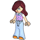 LEGO Paisley with Pink Top and Light Blue Trousers Minifigure