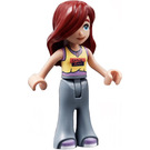 LEGO Paisley met Geel Vest Top en Lavendel Shoes Minifiguur