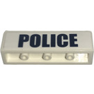LEGO Panel 1 x 4 with Rounded Corners with 'POLICE' Sticker (15207)