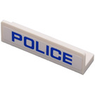 LEGO Panel 1 x 4 with Rounded Corners with Police Sticker (15207)