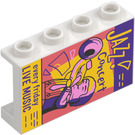 LEGO Paneeli 1 x 4 x 2 jossa Jazz Concert (14718 / 101785)