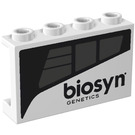 LEGO Panel 1 x 4 x 2 with Panels and ‘biosyn GENETICS’ (Left) Sticker