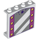 LEGO Panneau 1 x 4 x 3 avec Star mirror avec lights En haut each Côté avec supports latéraux, tenons creux (35323 / 74612)