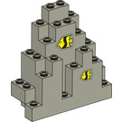 LEGO Płyta 3 x 8 x 7 Głaz Trójkątny z 2 Ryba Naklejka (6083)