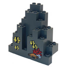 LEGO Panneau 3 x 8 x 7 Roche Triangulaire avec Poisson et Crabe Autocollant (6083)