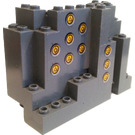 LEGO Pannello 4 x 10 x 6 Roccia Rectangular con Gate Launchers Adesivo (6082)