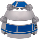 LEGO Paneel Dome 6 x 6 x 5 2/3 met R2-D2 Hoofd Decoratie van Speelset 9748