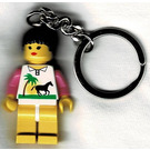 LEGO Paradisa Female with Horse Shirt Key Chain