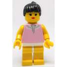 LEGO Paradisa Жінка з Рожевий Топ і Lace Нашийник Мініфігурка